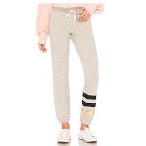 Stripes Sweatpants in Heather Grey by SUNDRY